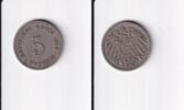Deutsches Reich, Kaiserreich, 5 Pfennig großer Adler, -
