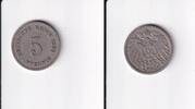 Deutsches Reich, Kaiserreich, 5 Pfennig großer Adler, -