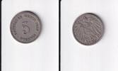 Deutsches Reich, Kaiserreich, 5 Pfennig großer Adler, -