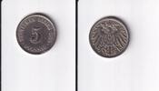 Deutsches Reich, Kaiserreich, 5 Pfennig großer Adler, -