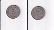 Deutsches Reich, Kaiserreich, 5 Pfennig großer Adler, -