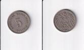 Deutsches Reich, Kaiserreich, 5 Pfennig großer Adler, -