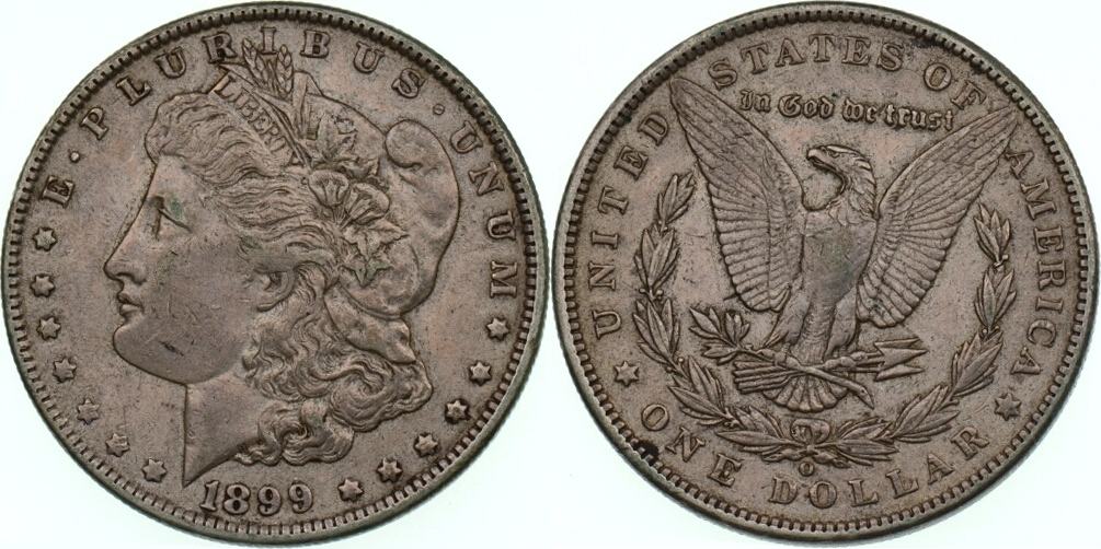 USA 1 Dollar 1899 O Morgan Dollar TTB+ | MA-Shops