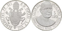 Vatikan 5 Euro 100. Geburtsjahr von Papst Johannes Paul I., OVP -