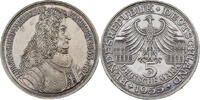 BRD 5 DM 1955 Markgraf von Baden vz, Rdf. 119,00 EUR  + 9,90 EUR frais d'envoi