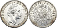 5 Mark 1895 Preussen Wilhelm II. gutes vz-st