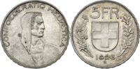 Schweiz 5 Franken 1926 B vz, Rdf. 150,00 EUR  + 9,90 EUR frais d'envoi