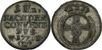 Deutscher Orden in Mergentheim 1 Kreuzer 1776 Karl Alexander v. Lothring... 70,00 EUR  + 9,90 EUR frais d'envoi