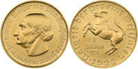 Provinz Westfalen 1 Billion Mark 1923 vergoldet - Freiherr vom Stein st,... 4190,00 EUR  + 15,90 EUR frais d'envoi