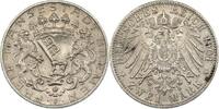 Bremen 2 Mark 1904 Stadtwappen vz+ 140,00 EUR  + 9,90 EUR frais d'envoi