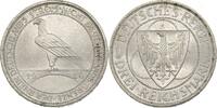 Weimar 3 Reichsmark 1930 A Rheinlandr&auml;umung fast st, min. Rdf. 95,00 EUR  + 9,90 EUR frais d'envoi