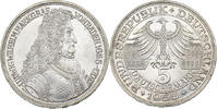 BRD 5 DM 1955 Markgraf von Baden vz-st 210,00 EUR  + 9,90 EUR frais d'envoi
