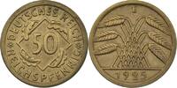 Weimar 50 Reichspfennig mit Paproth Expertise -