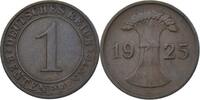 Weimar 1 Rentenpfennig sehr selten -