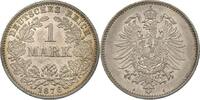 Kaiserreich selten 1 Mark 1876 G fast st, winz. Rdf.
