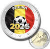 Belgium 2 Euro 2026 2 euro coloured coin belgium football 2026  10,00 EUR  + 14,00 EUR frais d'envoi
