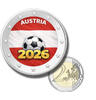 Austria 2 Euro 2026 2 euro coloured coin austria football 2026  10,00 EUR  + 14,00 EUR frais d'envoi