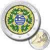 Greece 2 Euro 2021 2 euro coloured coin 2021 greece 100th anniversary gr... 10,00 EUR  + 14,00 EUR frais d'envoi