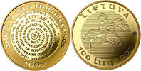 Lithuania 100 litu Millennium of the mention of the name of Lithuania -