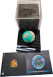 Barbados 5 Dollar 2020 Blue Marble Sphere, Silberkugel mit Weltmotiv, 3 oz, 999, Feinsilber neuwertig in OVP