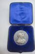 Preussen / Kaiserreich Medaille ohne Jahr Wilhelm II. und Auguste Victoria, Ehejubiläum, Goldene Hochzeit FB mit Originalbox