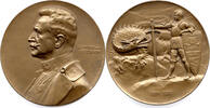 Österreich Bronzememedaille Graf, Freiherr, Conrad von Hötzendorf, Gedenkmedaille, 1914 - 1915, A. Hartig -