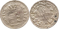 6 Kreuzer 1844 Königreich Württemberg, Stuttgart, Wilhelm I. S