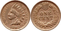 USA 1 Cent James Barton Longacre, ONE CENT, Indian Head, Philadelphia -