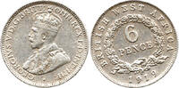 Britisch Westafrika 6 Pence George V, 1910 - 1936, Royal Mint, London, Edgar Bertram MacKennal -