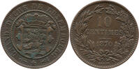 Luxemburg 10 Centimes Willem III, François Barth-Wahl, Désiré-Albert Barre -