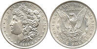 1 Dollar 1884 USA Morgan Dollar, George Thomas Morgan, Philadelphia sehr schön - vorzüglich (SS - VZ)