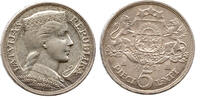 Lettland 5 Lati Republik, 1918 - 1940, Pieci, Rihards Zarins, Royal Mint, London -