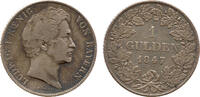 Bayern 1 Gulden Ludwig I., 1825 - 1848, KOENIG VON, München, 9.4g fein -