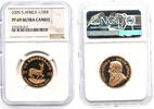 Südafrika 1/2 Krügerrand Gold Paul Krüger, Republik, 1961 - heute, Springbock, NGC Graded, South African Mint -