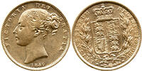 Gro&szlig;britannien 1 Sovereign 1849 Victoria, 1837-1901, 1. Portrait, Royal ... 2000,00 EUR  + 12,90 EUR frais d'envoi
