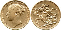 Gro&szlig;britannien 1 Sovereign 1872 Victoria, 1837-1901, 1. Portrait, Royal ... 2100,00 EUR  + 15,90 EUR frais d'envoi