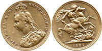 Britische Kolonien / Australien 1 Sovereign 1887 M Victoria, 1837 - 1901... 1800,00 EUR  + 12,90 EUR frais d'envoi