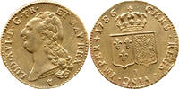 Frankreich 2 Louis d'Or 1786 I Louis XVI., Wappenschild unter Krone, LUD... 2500,00 EUR  + 15,90 EUR frais d'envoi