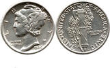 USA 1 Dime 1929 Mercury Dime, Liberty, Philadelphia, Adolph Alex Weinman... 35,00 EUR  + 7,99 EUR frais d'envoi