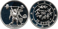 Griechenland 10 Euro 2004 Olympische Sommerspiele, Athen, Gewichtheben, ... 110,00 EUR  + 7,99 EUR frais d'envoi