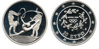 Griechenland 10 Euro 2004 Olympische Sommerspiele, Athen 2004, Gymnastik... 125,00 EUR  + 7,99 EUR frais d'envoi