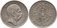Deutsches Kaiserreich / Sachsen 5 Mark 1876 E Albrecht I., 1873 - 1902, ... 95,00 EUR  + 7,99 EUR frais d'envoi