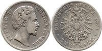 Deutsches Kaiserreich 2 Mark 1877 Ludwig II., 1864 - 1886, Coat of Arms,... 65,00 EUR  + 7,99 EUR frais d'envoi