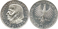 Deutschland 5 Mark Johann Gottlieb Fichte, Robert Lippl, Hamburgische Münze -