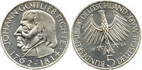 Deutschland 5 Mark Johann Gottlieb Fichte, Robert Lippl, Hamburgische Münze -