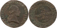 Kaisertum &Ouml;sterreich / Haus Habsburg 3 Kreuzer 1812 B Franz II., Scheidm... 35,00 EUR  + 7,99 EUR frais d'envoi