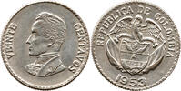 Kolumbien 20 Centavos 1953 Republik, seit 1886, Bogota Mint vorz&uuml;glich- ... 20,00 EUR  + 7,99 EUR frais d'envoi