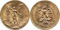 Mexiko 50 Pesos 1929 Centenario, Mexico City, Casa de Moneda Vorz&uuml;glich ... 6550,00 EUR  + 49,90 EUR frais d'envoi