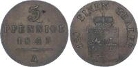 Waldeck Cu 3 Pfennig Georg Heinrich 1805-1812-1845. -