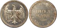 Weimarer Republik 3 Mark 1924 D PCGS PR64